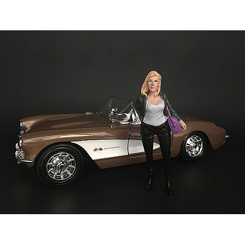 “LADIES NIGHT” ANGELA FIGURINE FOR 1/18 SCALE MODELS BY AMERICAN DIORAMA 38192