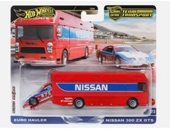 Hot Wheels Nissan 300ZX GTS 94 and Euro Hauler FLF56-957 D 1/64