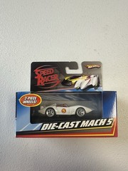 2007 Hot Wheels Speed Racer Die-Cast Racer Mach 4, 5, 6, X Lot Of 4 Set VHTF