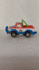 Micro Machine Datsun Pickup Truck Red/White/Blue/Orange Shell # 79 Bonus Vehicle
