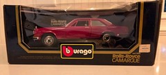 VintageBburago 1:22 Rolls-Royce Camargue Burgundy Made In Italy 3001