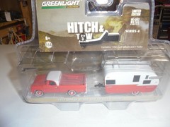 GREENLIGHT HITCH & TOW 1962 DODGE D-100 AND SHASTA AIRFLYTE [New In Box]