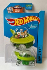 Hot Wheels 2013 The Jetsons Capsule Car Green HW City