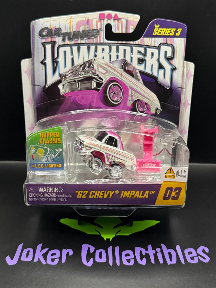 CarTuned Lowriders Show Glow Series 3 ’62 Chevy Impala # 03 Car Tuned