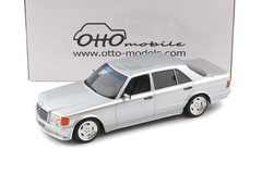 Otto 1989 Mercedes-Benz 560 6.0L SEL AMG W126 Brilliant Silver 1:18 OT1251