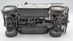 Maisto Hummer Hard Top 4×4 1:18 Scale Diecast Model Humvee Silver