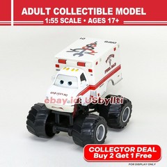 Display Model Vehicle Disney Pixar Cars Toon Monster DR. Feel Bad 1:55 Diecast