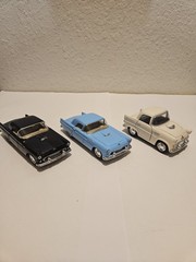 Lot Of 3 Kinsfun 1955 Ford Thunderbird Cars Diecast