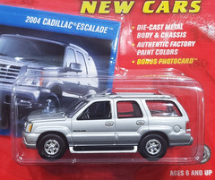 Johnny Lightning 04 2004 Cadillac Escalade Lightning Strike Car w/RRs Silver