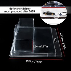 5-50Pcs Clear Protector Display Case For HW 2-Pack 2025 The New Series