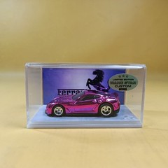 Hot Wheels FERRARI 599xx CHROME (WANGSTAR CUSTOM) Limited REAL RIDERS