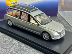 GLM 1/43 Jaguar XJ (X351) Hearse Wilcox Eagle Resin Car Model Silver Collection