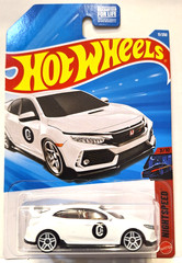 Hot Wheels White 2018 Honda Civic Type R 11/250 2026