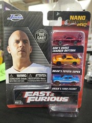Nano Hollywood Rides | Fast & Furious 3-Pack DAYTONA SUPRA ESCORT