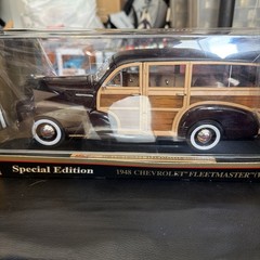 🪵Maisto 1948 Chevrolet🪵Fleetmaster🔥Woody 1/18 Model🇺🇸American Classic