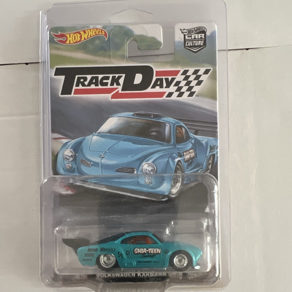 Hot Wheels Car Culture Track Day 1967 VW Karmann Ghia Blue 1:64 Diecast Unopened