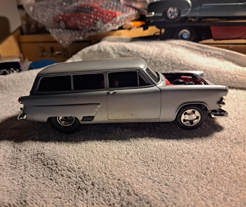 Silver Chevrolet Nomad Station Wagon Model Car, Used