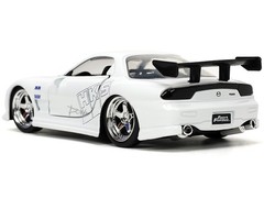 1993 MAZDA RX-7 “HKS” WHITE “FAST & FURIOUS 25 YEARS” 1/32 BY JADA 32588