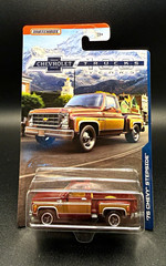 Matchbox Chevrolet Trucks 100 Years 1975 Chevy Stepside 1:64 Diecast Brown