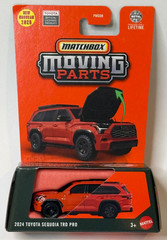 Matchbox Orange 2024 Toyota Sequoia TRD Pro Moving Parts