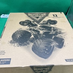 NEW Monster Jam Exclusive 12-Pack Box Die-Cast Monster Trucks 1:64 W Poster