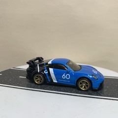 Hot Wheels Premium Speed Machines Porsche 911 GT3 Blue/Black #60 Livery 1:64 NM