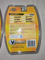 Lot x2 Jada VDubs Wave 4 ’62 Volkswagen Bus Torpedo, ’59 Volkswagen Karmann Ghia