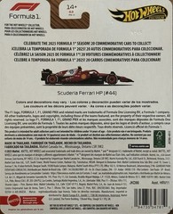 Hot Wheels Formula 1 Set of 5 Mix C