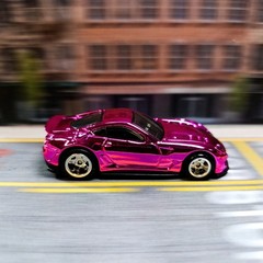 Hot Wheels FERRARI 599xx CHROME (WANGSTAR CUSTOM) Limited REAL RIDERS