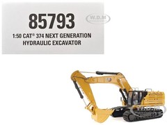 CAT CATERPILLAR 374 HYDRAULIC EXCAVATOR YELLOW 1/50 BY DIECAST MASTERS 85793