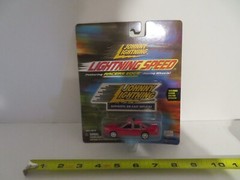 Johnny Lightning Speed Racers Edge Diecast 1995 Chevy Caprice Red Fire 2000 MOC