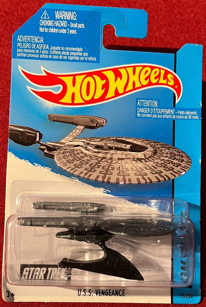 HOT WHEELS STAR TREK U.S.S. VENGEANCE SPACESHIP 75/250 . SEE COMBINED OFFERS!