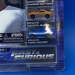NEW Jada 31124 Fast & Furious 3-Pack Hollywood Rides Die-Cast Vehicles Wave 3