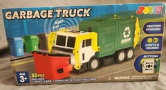 NEW 35 Pcs GARBAGE TRUCK VEHICLE TOY SET Kids 3+ Years JOYIN in Box
