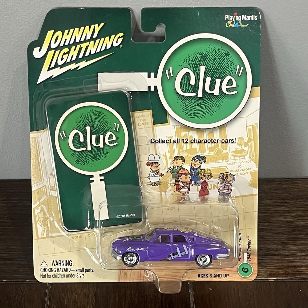 Johnny Lightning Clue 1948 Tucker Purple Professor Plum Diecast 1/64