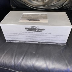 ROLLS ROYCE SILVER SHADOW 2DR COUPE DIE CAST PRECISION MODEL PARAGON NIB w/COA