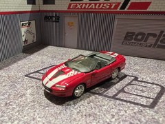 Johnny Lightning 2002 Camaro SS Convertible Red