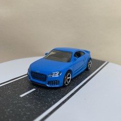 2021 Matchbox #16/100 2020 Audi TT RS Coupe Light Blue w/Chrome 5 Spoke 1:64 NM