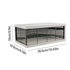 1:64 Scale LED Display Case for Diecast Cars – Acrylic Box with Light