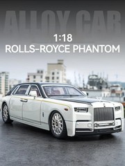 1:18 Rolls-Royce Phantom Car Alloy Model Diecast Model Collection Kids Gift