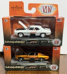 M2 Machines 1969 Chevrolet Camaro ZL-1& 1971 SS396Walmart Diecast 1:64