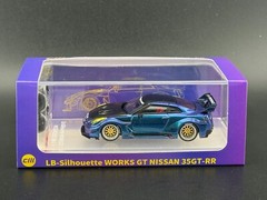 CM Model Nissan LBWK Super silhouette 35RR Chameleon with Carbon Hood 1/64