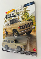 NEW Hot Wheels Fast & Furious Toyota Land Cruiser FJ60 1/64 NRFB 2/5