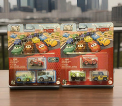 Lot of 2: Mattel Disney Pixar Cars Mini Racers Diecast Cars 3-Pack