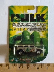 Maisto HULK Mountain Dew Hummer H2 Silver c2003 Vintage