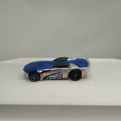 Hot Wheels Solar Reflex 07 Futuristic Cars Blue And Silver Diecast 1/64 Toy Car