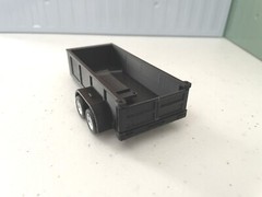 3D Printed Utility Trailer For 1/64 Diecast, Greenlight Hot Wheels – Rear Opens