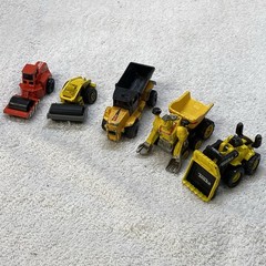 Lot Of 5 Construction Mixed Diecast Toy Cars Vehicles Tonka And Other