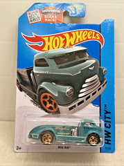 Hot Wheels HW City Series 5SP Mig Rig Dark Turquoise Truck 2013 Sealed 9/250 NOS