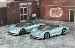 Hot Wheels HW Exotic 2/10 McLaren Speedtail 227/250 Blue (Lot of 2)